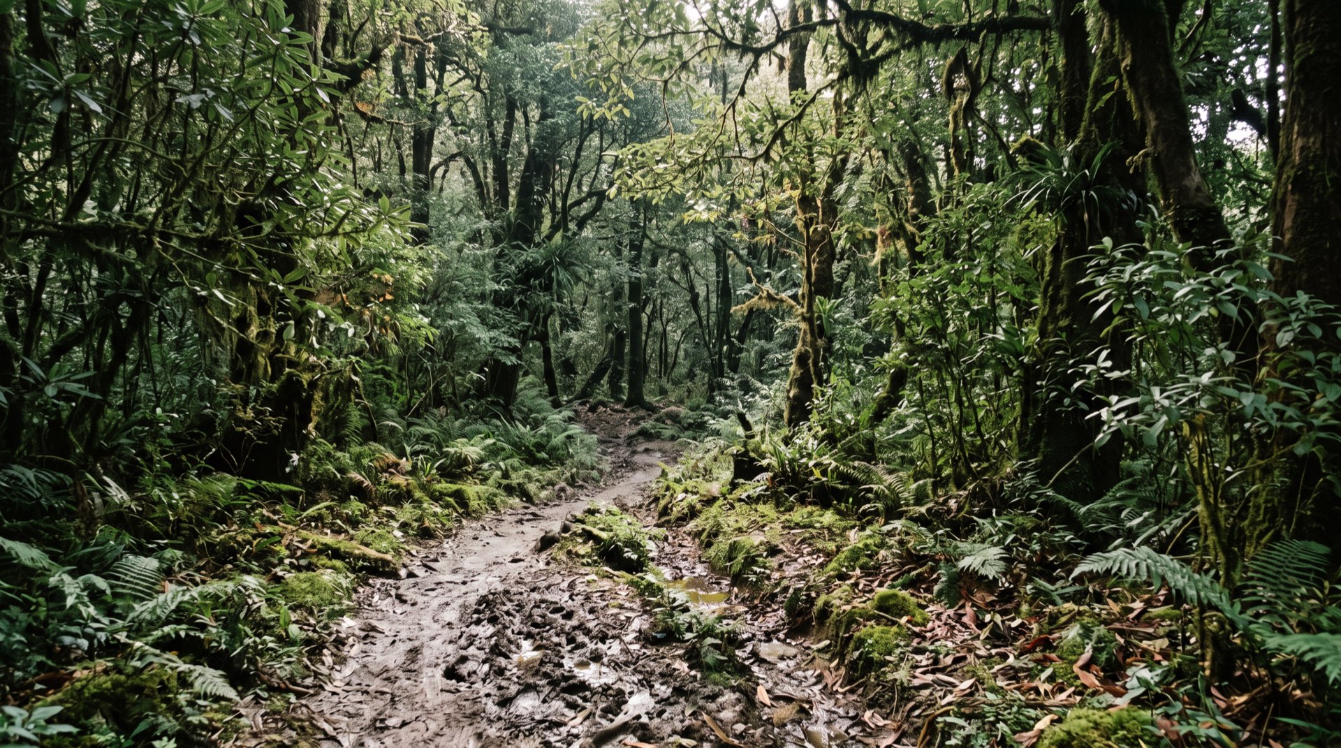 A forest track in Bhutan’s southern foothills